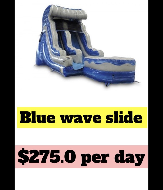 18’ Blue Wave Wet/Dry slide