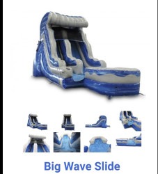 18’ Blue Wave Wet/Dry slide