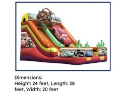 Cars Double Lane Slide